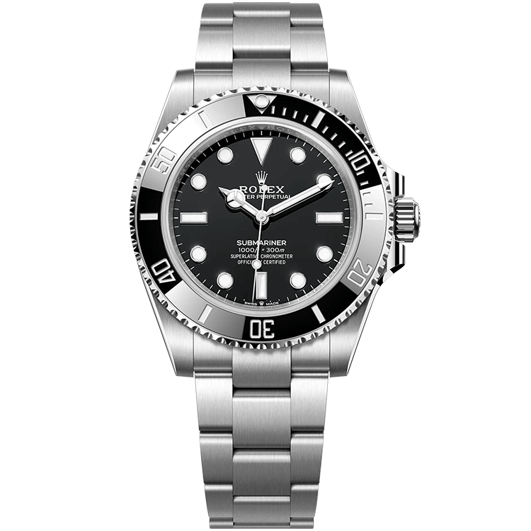 Rolex Submariner ref. 124060, black dial, Oyster bracelet